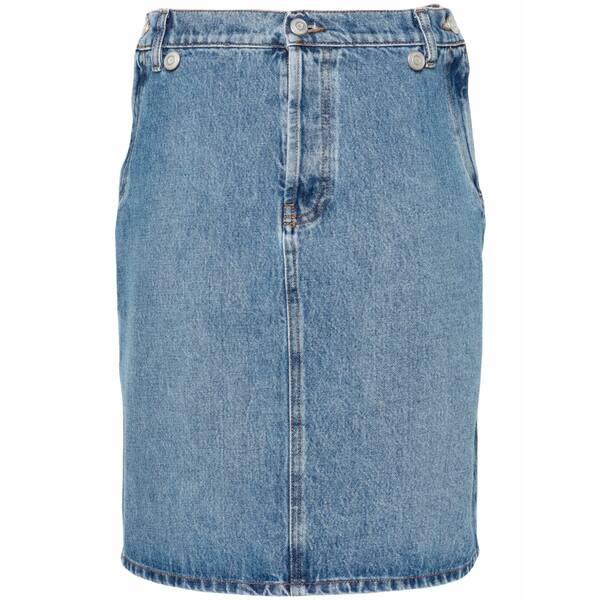 コペルニ レディース スカート ボトムス Denim mini skirt Blue｜asty