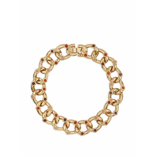 カスビジョー レディース ネックレス・チョーカー・ペンダントトップ アクセサリー Mitsi chain link embellished necklace Gold｜asty