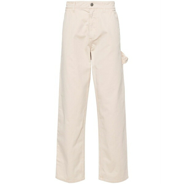 アウェイクニューヨーク メンズ カジュアルパンツ ボトムス Straight-leg cotton carpenter trousers Neutrals｜asty 24,336円