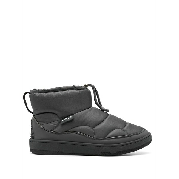 ランバン メンズ ブーツ シューズ Padded ankle boots Grey