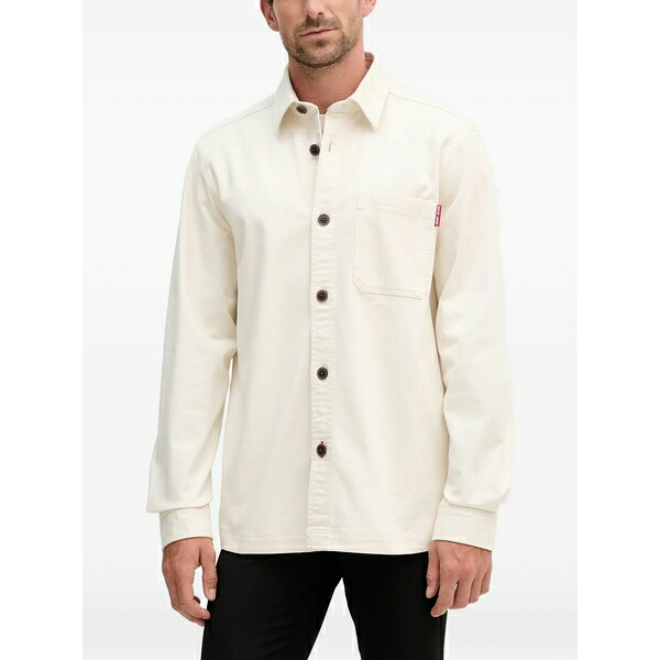 ジョープ メンズ プルオーバー トップス Harvi chest-pocket shirt Neutrals