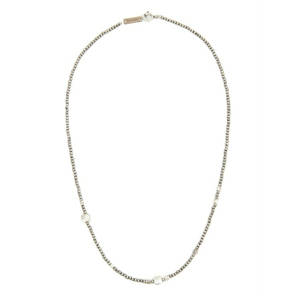 イザ呼びりん マラン メンズ 頸飾り・チョー鉄道車両 添え物 Gary necklace Silver