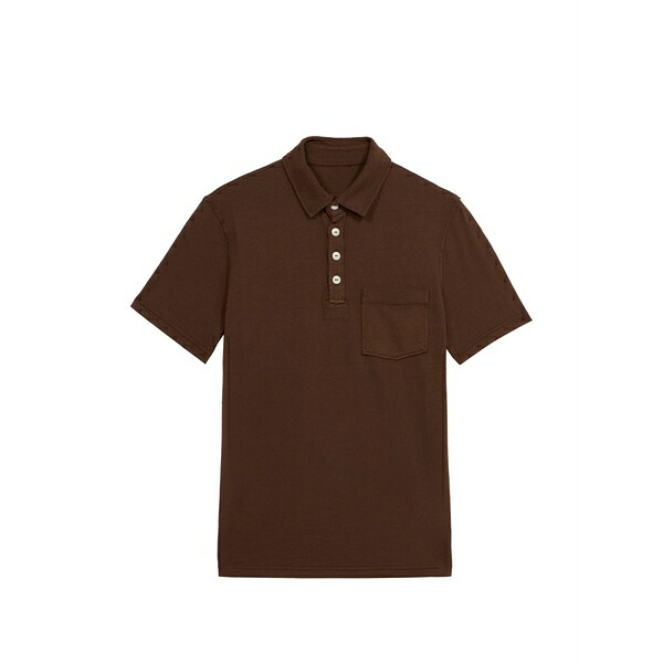 フォルテラ メンズ ポロシャツ トップス Maverick short-sleeve polo shirt Brown｜asty 44,720円
