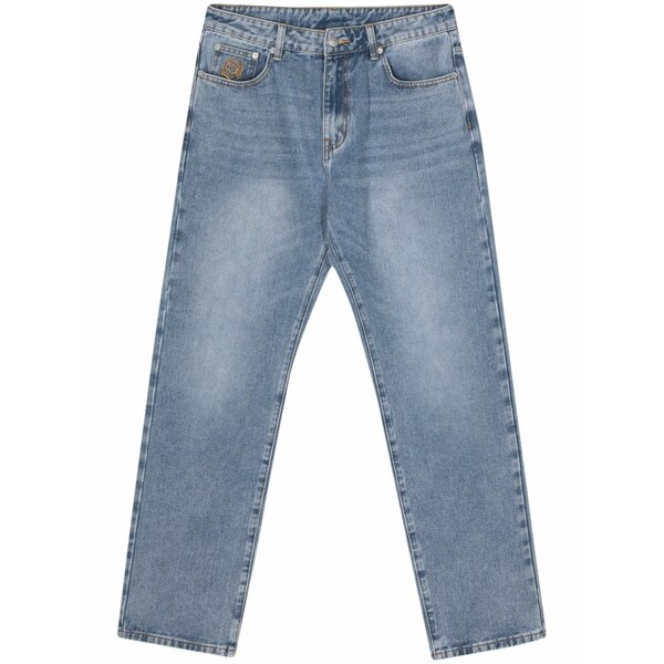 ビリオネアボーイズクラブ メンズ デニムパンツ ボトムス Diamond & dollar-embroidery jeans Blue|asty