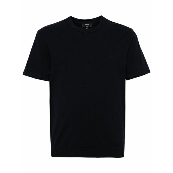 セオリー メンズ Tシャツ トップス Crew-neck jersey t-shirt Blue