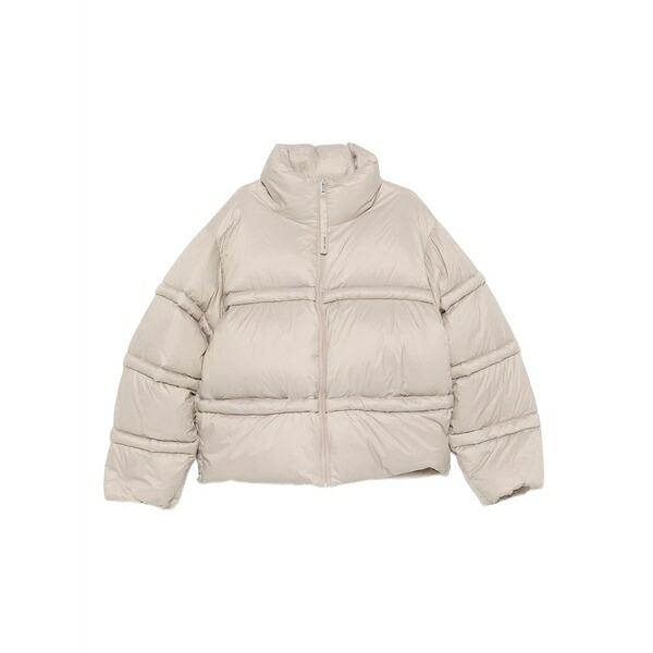 アクセルアリガト メンズ ジャケット＆ブルゾン アウター High-neck padded jacket Neutrals コート・ジャケット-メンズファッション