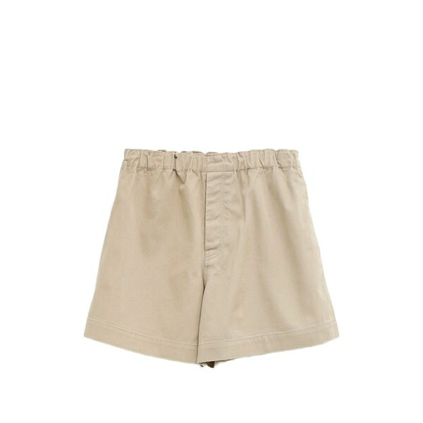 J.W.アンダーソン メンズ カジュアルパンツ ボトムス Elastic-waist shorts Neutrals｜asty
