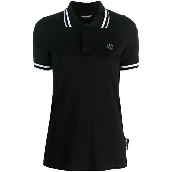 プレインスポーツ レディース ポロシャツ トップス Short-sleeve polo shirt Black|asty