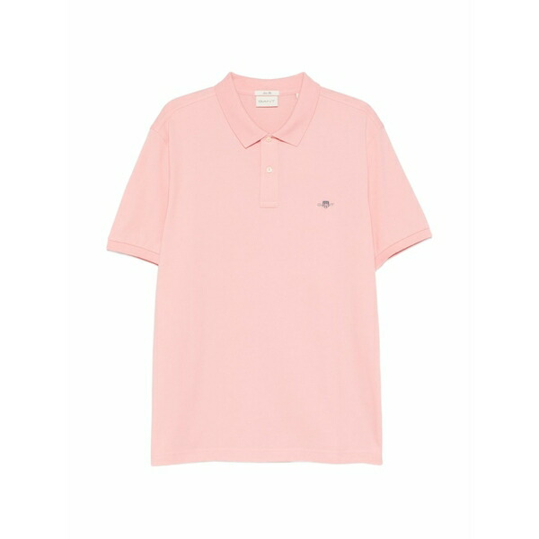 ガント メンズ ポロシャツ トップス Polo shirt Pink｜asty