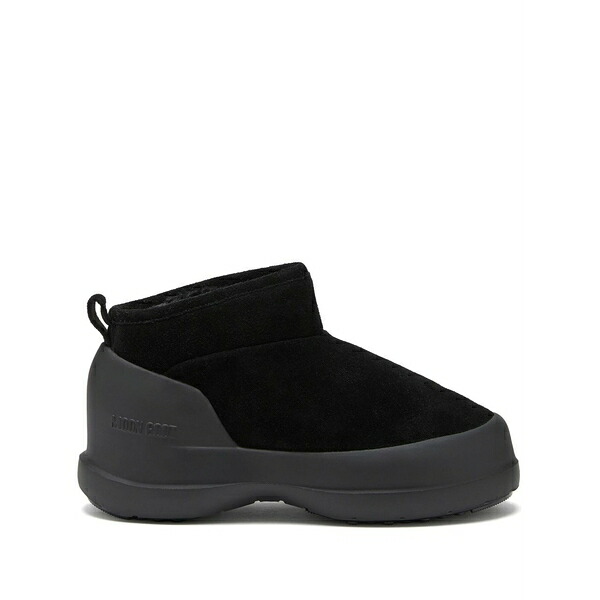 ムーンブーツ メンズ ブーツ シューズ Luna logo-print boots Black｜asty