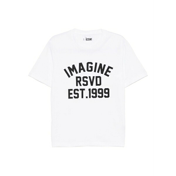 イズエ メンズ Tシャツ トップス Printed t-shirt White｜asty 9,571円
