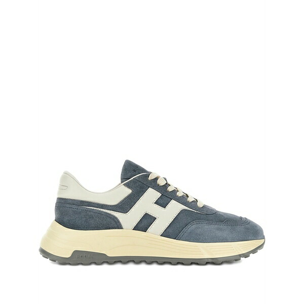ホーガン メンズ スニーカー シューズ Hyperlight logo-motif sneakers Blue|asty