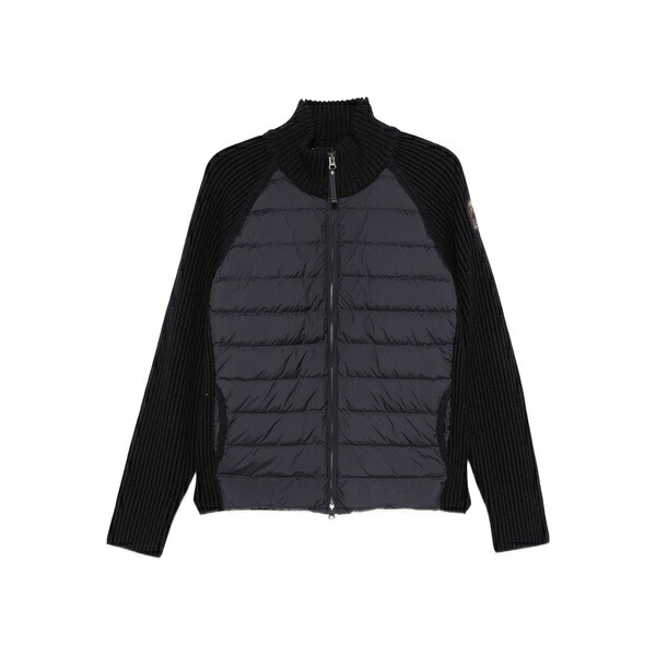 パラジャンパーズ メンズ ジャケット＆ブルゾン アウター Ribbed panelled jacket Blue