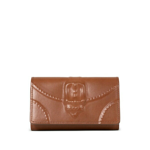 ミハラヤスヒロ メンズ がま口 付属品 Embossed-leather key case Brown メンズ財布-バッグ・小物・ブランド雑貨