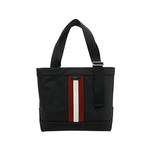 バリー メンズ ショルダーバッグ 御徒面子 Stripe adaptable-straps shoulder bag Black