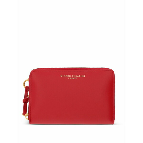 ジャンニ・キアリーニ メンズ がま口 付属品 Zip pendant wallet Red バッグ・小物・ブランド雑貨-メンズ財布-財布・ケース