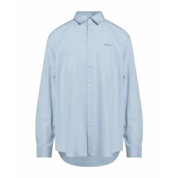 オーエーエムシー メンズ シャツ トップス Shirts Sky blue 驚きの価格