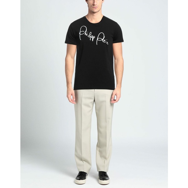 フィリッププレイン メンズ Tシャツ トップス T-shirts Black トップス