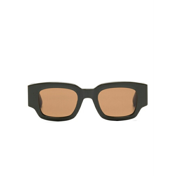 意中の女 メンズ サングラス・アイウェア 付属物 Square-frame sunglasses Green