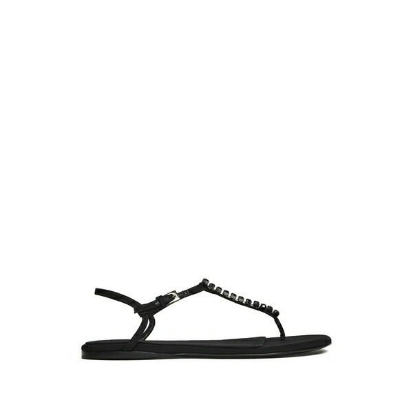 パリテキサス レディース サンダル シューズ Montecarlo crystal-embellished flat sandals Black｜asty 101,400円