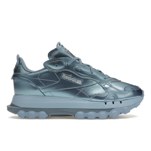 Reebok リーボック レディース スニーカー 【Reebok Classic Leather Cardi B Fluid Blue】 サイズ US_5.5(22.5cm) Fluid Blue/Fluid Blue/Metallic Silver
