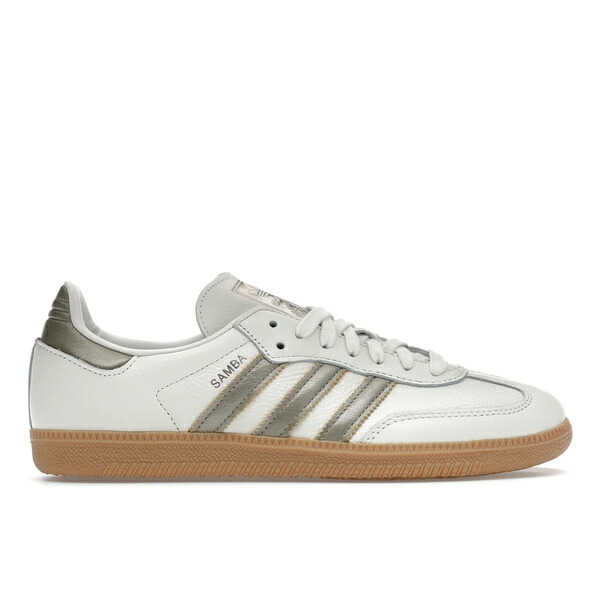 adidas アディダス レディース スニーカー 【adidas Samba OG Wonder Gold Metallic (Women's)】 サイズ US_7.5(24.5cm) Off White/Cyber Metallic/Wonder Gold Metallic