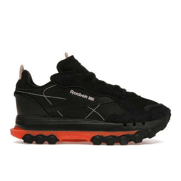Reebok リーボック レディース スニーカー 【Reebok Classic Leather Cardi B Black Fiery Orange (Women's)】 サイズ US_5.5(22.5cm) Core Black/Fiery Orange/Champagne