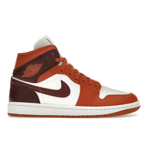 Jordan ジョーダン レディース スニーカー 【Jordan 1 Mid Dusty Peach Night Maroon (Women's)】 サイズ US_9.5(26.5cm) Dusty Peach/Sail/White/Night Maroon