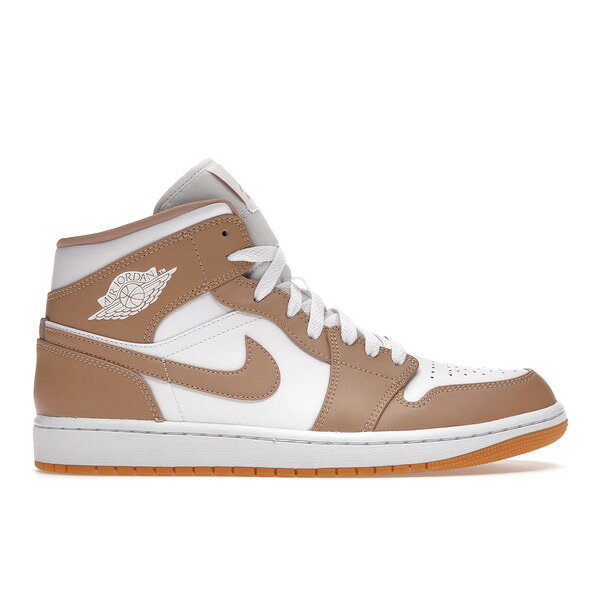 Jordan ジョーダン メンズ スニーカー 【Jordan 1 Mid Tan Gum】 サイズ US_12(30.0cm) Hemp/Gum Yellow/White
