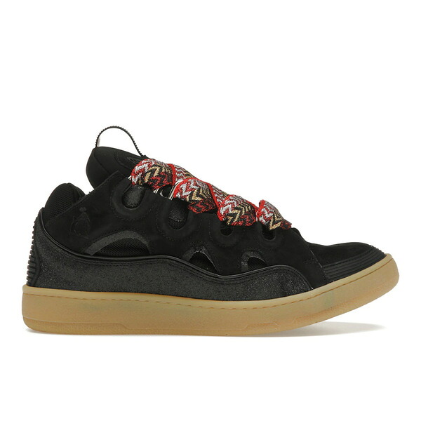 Lanvin ランバン メンズ スニーカー  【Lanvin Leather Curb Black Gum】  大きさ US_11(29.0糎) Black/Gum