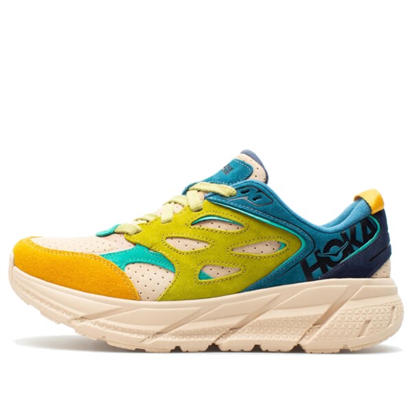 HOKA ONE ONE ホカオネオネ メンズ スニーカー Multi-Color/Shifting Sand 【HOKA ONE ONE Clifton L Suede 'Multi-Color Shifting Sand' 1124630-MSSN】 サイズ US_9(27.0cm)｜asty