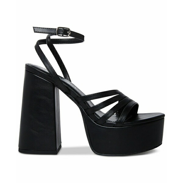 3年保証』 マッデンガール レディース サンダル シューズ Jadda Chunky Platform Sandals Black  www.maxxbox.ind.br