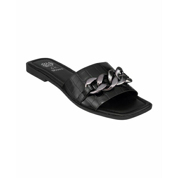 ジーシーシューズ レディース サンダル シューズ Women's Rina Slide Sandals Black 最大45%OFFクーポン