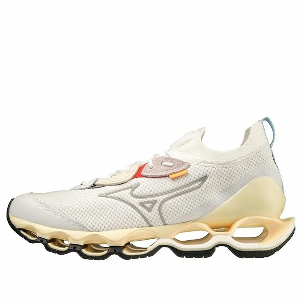 Mizuno ミズノ メンズ スニーカー  【Mizuno Wave Prophecy Beta \u0027White Yellow\u0027 D1GA220203】  大きさ US_9(27.0糎)