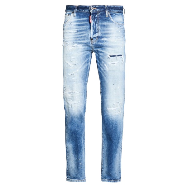 【送料無料】 ディースクエアード メンズ デニムパンツ ボトムス Jeans Blue|asty