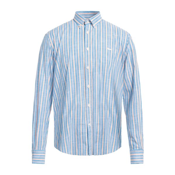 【送料無料】 ハーモント \u0026 ブレイン メンズ シャツ トップス Shirts Azure