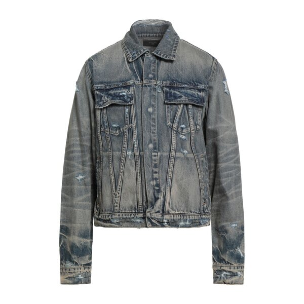【送料無料】 アミリ メンズ ジャケット＆ブルゾン アウター Denim outerwear Blue｜asty