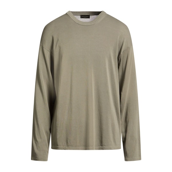 【貨物輸送無料】 ロベルトコリーナ メンズ 編み物\u0026プルオーバー アウター Sweaters Green