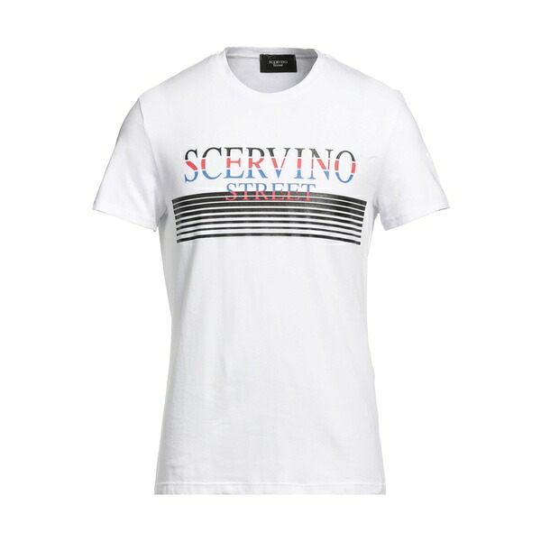 【送料無料】 エルマンノ シェルヴィーノ メンズ Tシャツ トップス T-shirts White