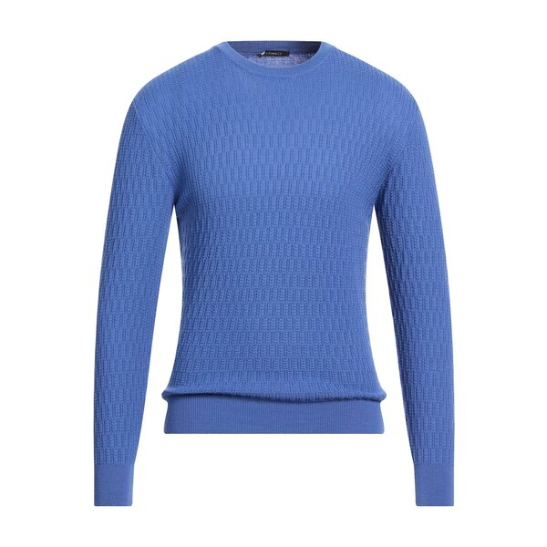 【貨物輸送無料】 呼びりん材木 メンズ 編み物\u0026プルオーバー アウター Sweaters Blue