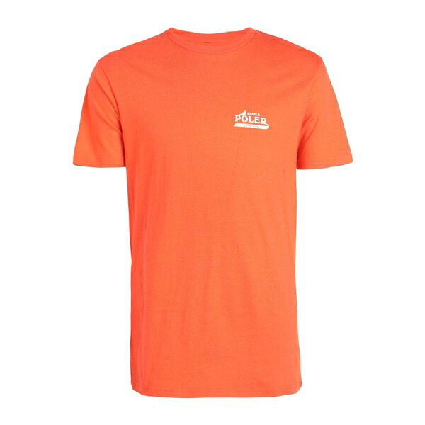 【送料無料】 ポーラー メンズ Tシャツ トップス T-shirts Orange
