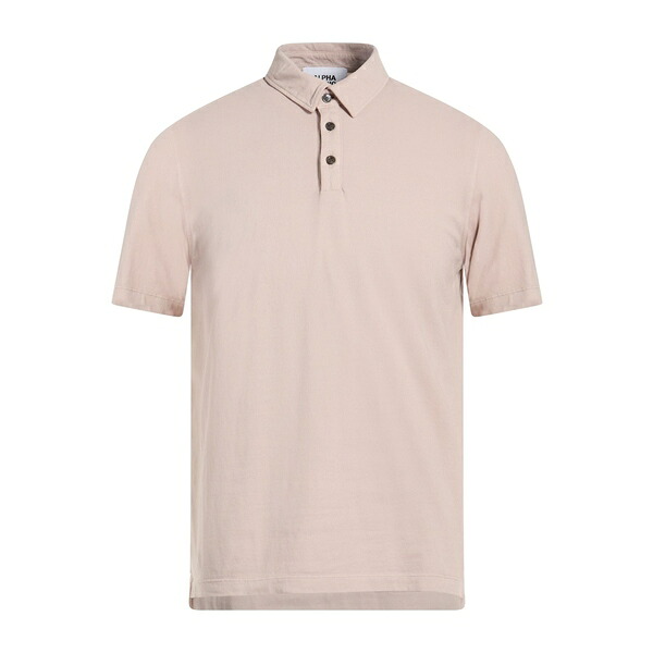 【送料無料】 アルファス テューディオ メンズ Tシャツ トップス Polo shirts Grey|asty