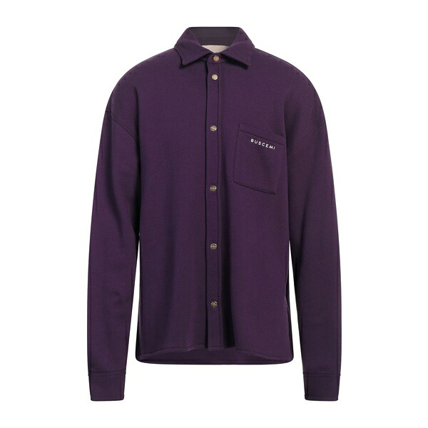 【送料無料】 ブシェミ メンズ シャツ トップス Shirts Purple