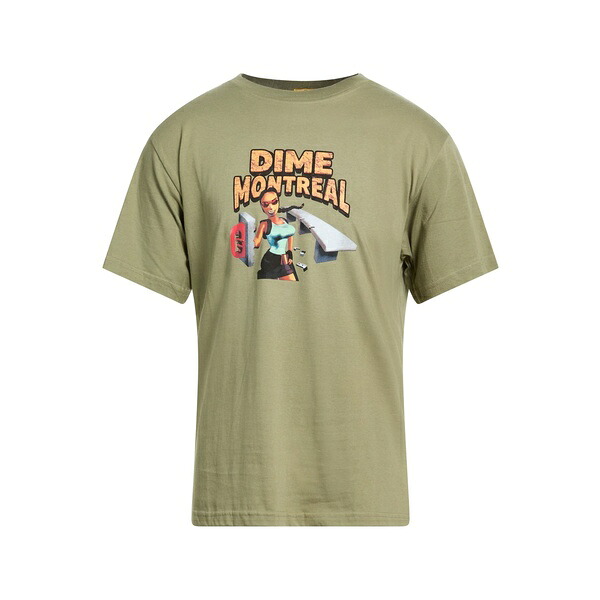 【貨物輸送無料】 ダイム メンズ プルオーバー トップス T-shirts Green