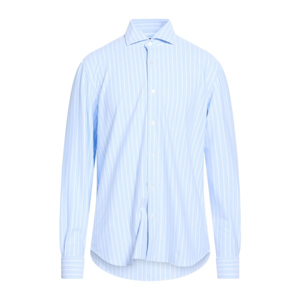 【送料無料】 フェデーリ メンズ シャツ トップス Shirts Azure｜asty