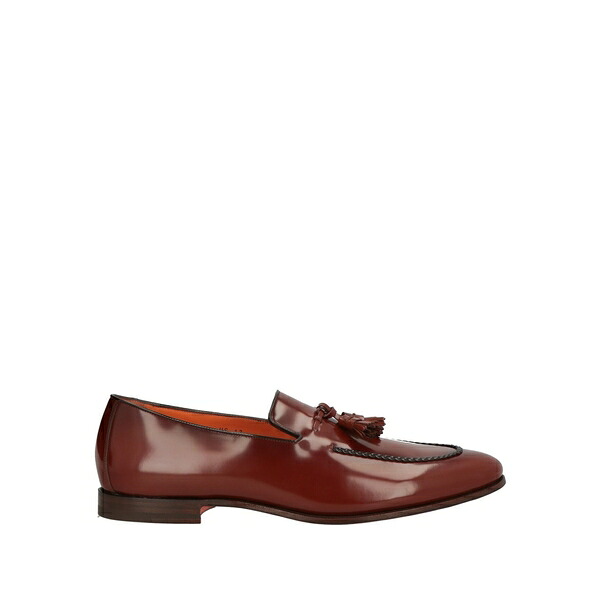 【送料無料】 サントーニ メンズ スリッポン・ローファー シューズ Loafers Brown|asty