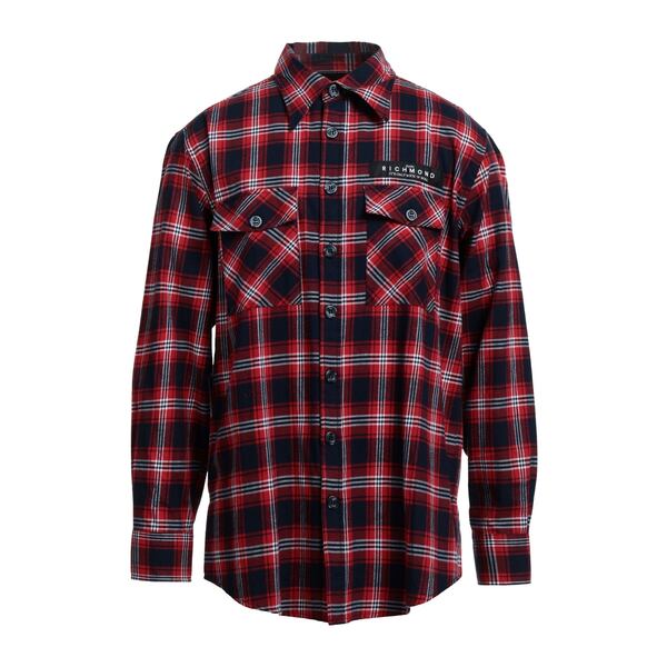 【送料無料】 ジョン リッチモンド メンズ シャツ トップス Shirts Red