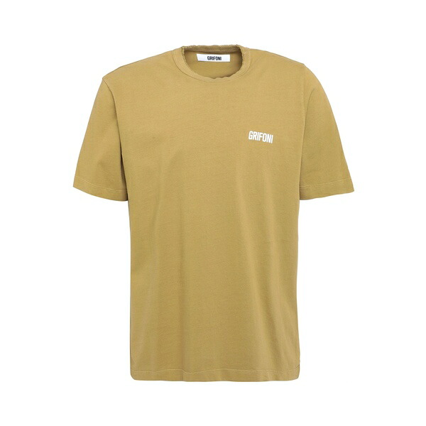 【送料無料】 グリフォーニ メンズ Tシャツ トップス T-shirts Yellow