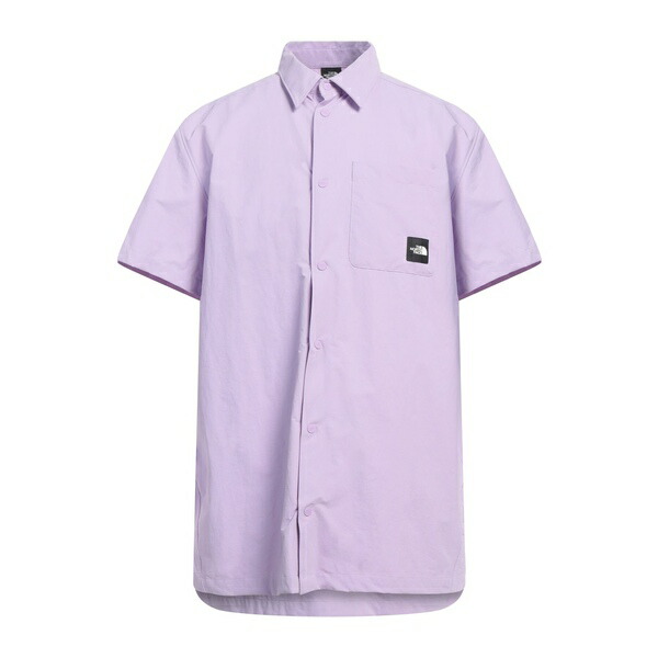 【送料無料】 ノースフェイス メンズ シャツ トップス Shirts Purple