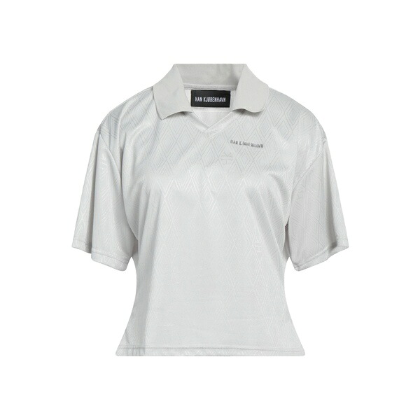 【送料無料】 ハン コペンハーゲン レディース Tシャツ トップス T-shirts Grey